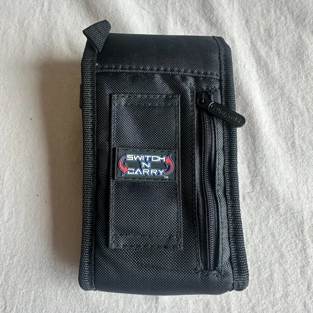 Nintendo DS Black Vintage Official Nintendo Soft Carrying Case EUC